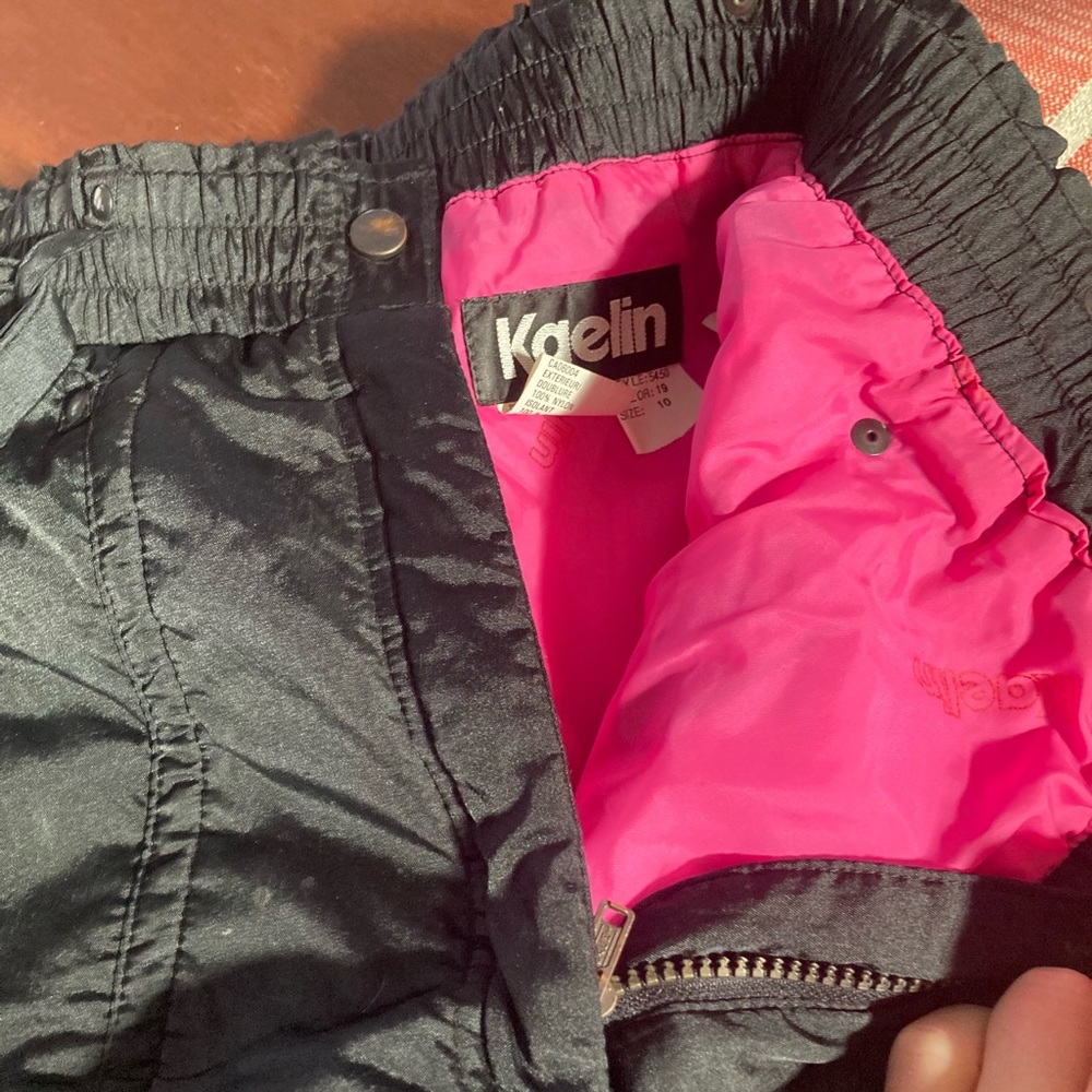 Girls snow pants size 10